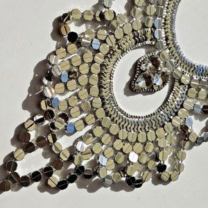 New Statement Bib Necklace By Ballet Jewelry Inc with tags and gift box